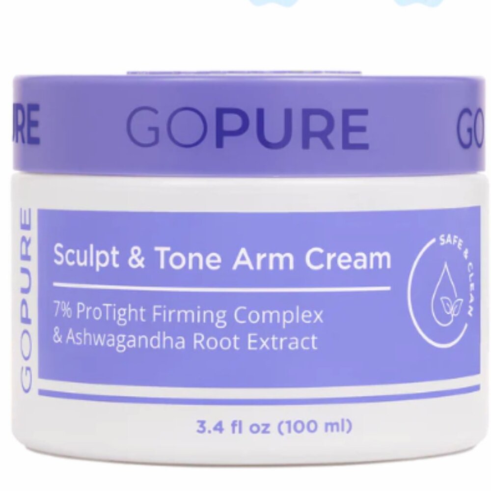 GOPURE Sculpt & Tone Arm Cream  3.4oz Jar. Brand New